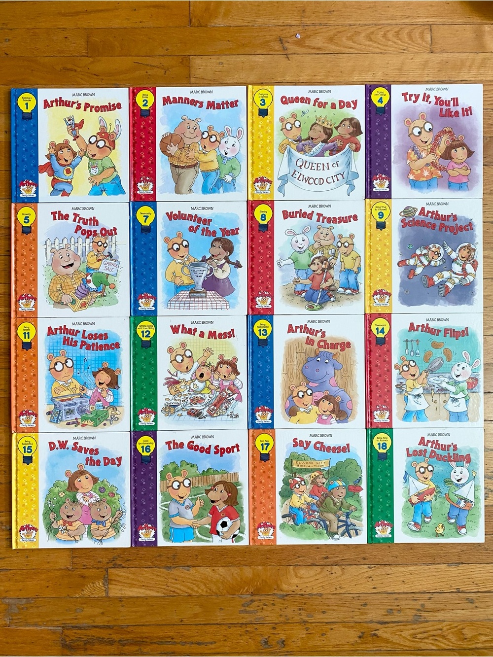 Arthur’s Family Values 2001 Book Collection by Marc Brown